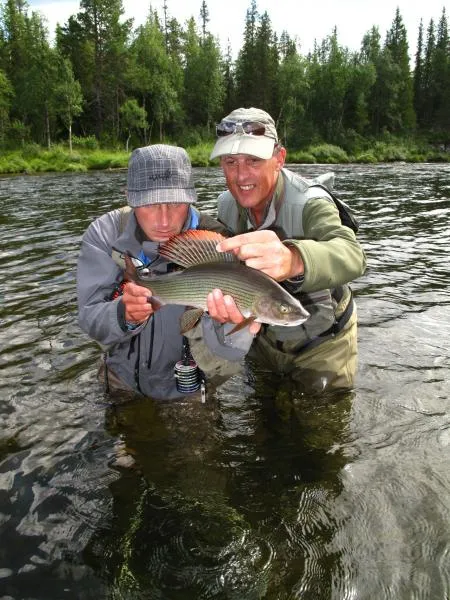 User submitted picture: 50 + grayling and his fri...
