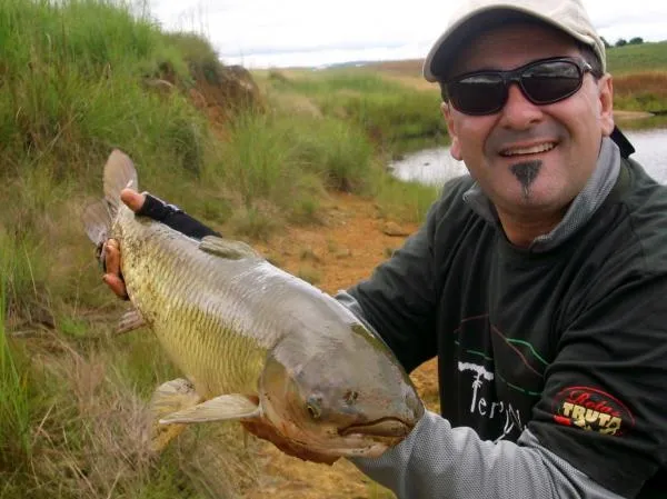 User submitted picture: Carp caugth in a foam bee...